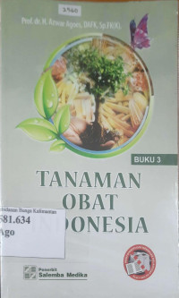 Image of Tanaman Obat Indonesia Buku 3