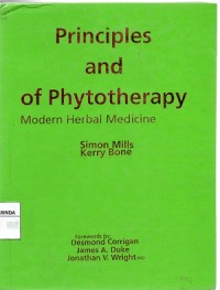 Image of Principles and of Phytotherapy ; Modern Herbal Medicine