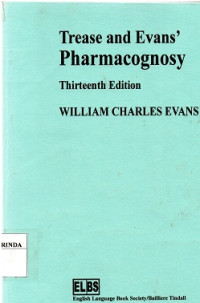 Image of Trease and Evans' Pharmacognosy ; 13th