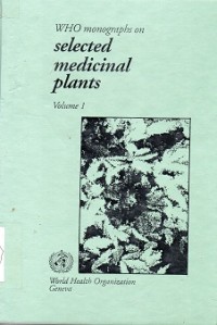 Image of WHO Monographs on selected medicinal plants vol 1