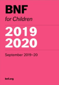 Image of Ebook BNF for Children 2019-2020 september 2019-2020