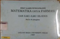 Image of Matematika Untuk Farmasi dan Ilmu-Ilmu Sejenis