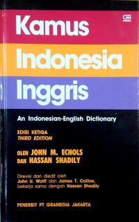 Image of Kamus Indonesia Inggris Edisi Ketiga