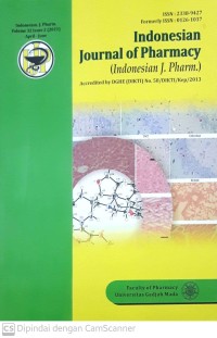 Image of Indonesia Journal of Pharmacy Vol 32 No 2 April-Juni 2021