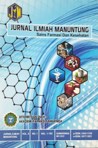 Image of Jurnal Ilmiah Manuntung Sains Farmasi dan Kesehatan Vol 7 no 1 Mei 2021