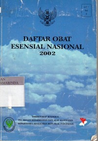 Image of daftar obat Esensial nasional 2002