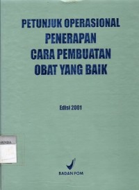 Image of Petunjuk Operasional Penerapan Cara pembuatan Obat Yang baik