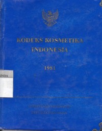 Image of Kodeks Kosmetika Indonesia 1980 Volume 1