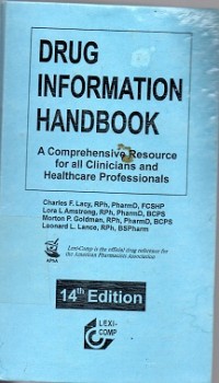 Image of Drug Information Handbook ; A comprehensive resource for all clinicians and healthcare professionals