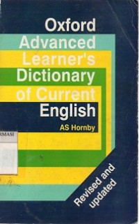 Image of Oxford advanced dictionary 0f course english