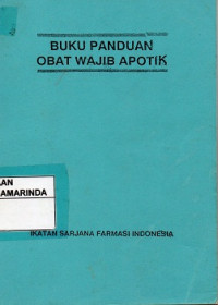 Image of Buku Panduan Obat wajib apotik