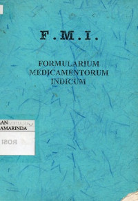 Image of FMI ; Formularium Medicamentorium Indicum