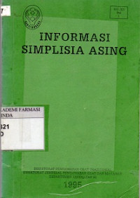 Image of Informasi Simplisia Asing