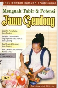 Image of Menguak Tabir 7 potensi jamu gendong ; sehat dengan ramuan tradisional