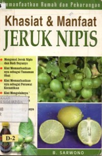 Image of Khasiat & manfaat jeruk nipis ; pemanfaatan rumah dan pekarangan