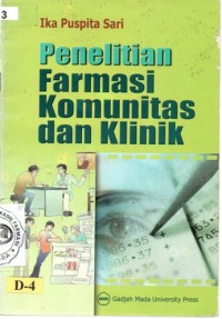 Image of Penelitian Farmasi komunitas dan klinik