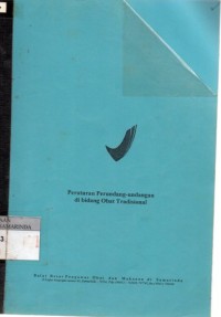 Image of Peraturan Perundang- undangan di bidang obat tradisional