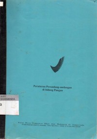 Image of Peraturan Perundang- undangan di bidang pangan