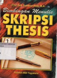 Image of Bimbingan menulis skripsi thesis