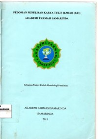 Image of Pedoman penulisan Karya tulis ilmiah ( KTI )