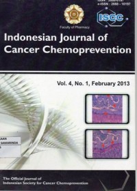 Image of Indonesian Journal of Cancer Chemoprevention (ISCC) ;  vol.4 No.1 tahun 2013