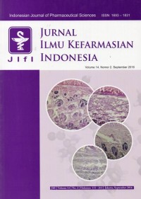 Image of Jurnal Ilmu Kefarmasian Indonesia ; jifi, Vol. 14 No. 2
